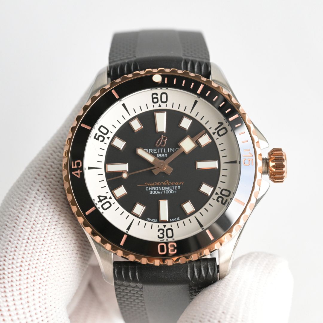 1-248.jpg Breitling Superocean Heritage 42mm Men's Luxury 1:1 Super Clone Watch 1119121398 - side view
